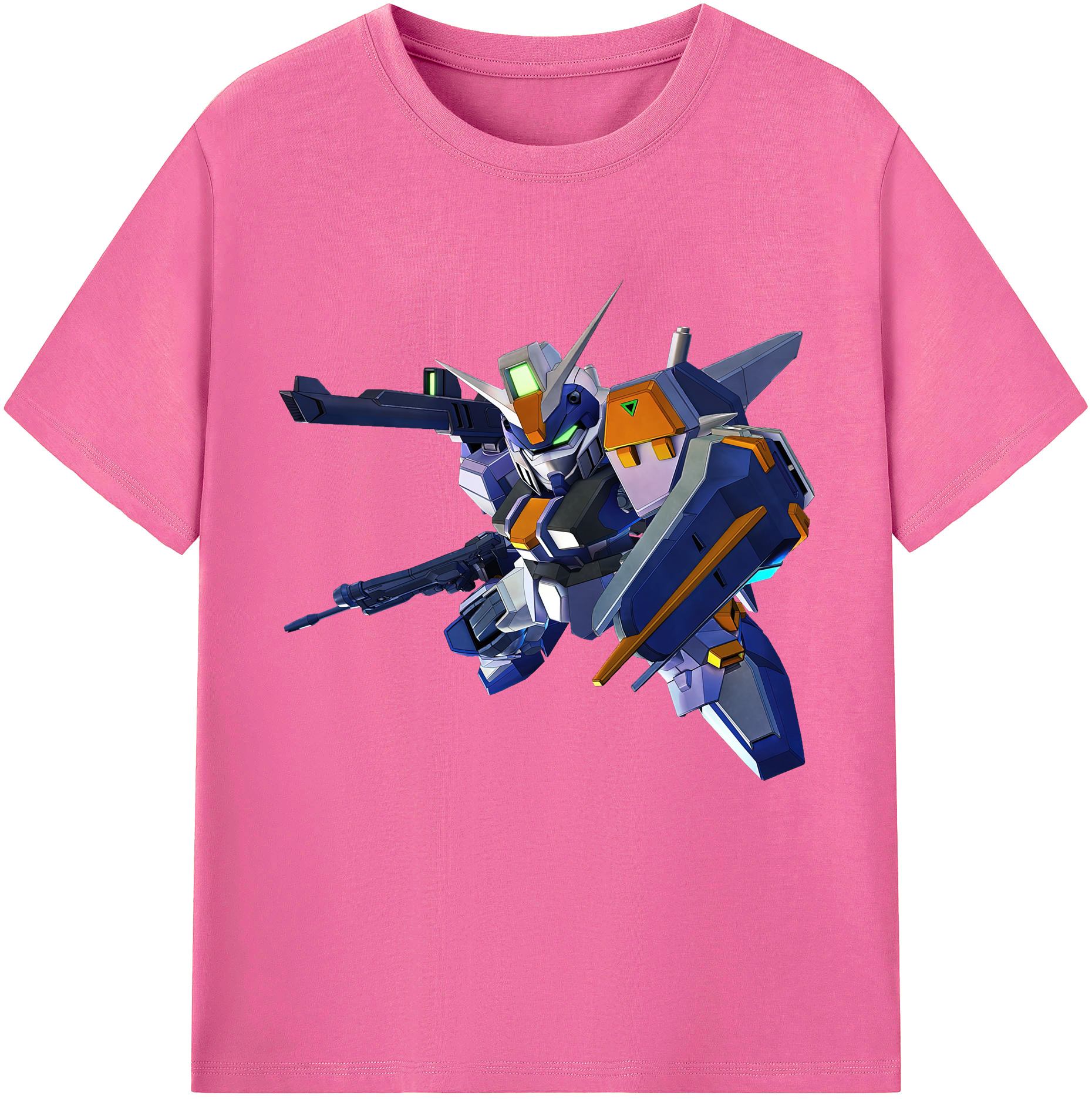 （画像用） 機動戦士ガンダム Mobile Suit Gundam レディースカジュアルプリントTシャツ（綿100％）